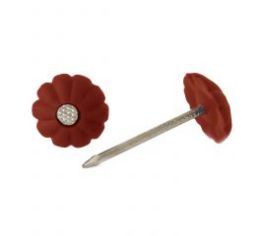 Гвозди декоративные - цвет бордо