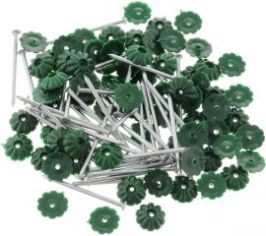 Гвозди декоративные - цвет зелёный