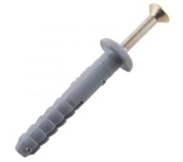 Дюбель-гвоздь распорный с воротником (гриб)