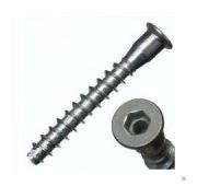 Стяжка мебельная оцинкованная с глубоким пазом (КНР)